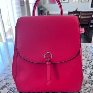 Kate Spade red backpack purse